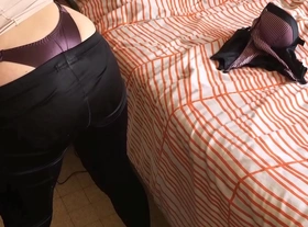 T 02 - hammered in my white satin dress heels and my tight ass in my thong