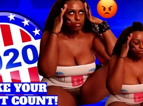 After i took my booty to the polls this happens 2020 election day imani seduction squirting reaction video