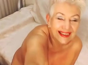 Blond granny webcam