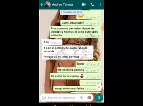 The most busty in the classroom on a video call got horny on whatsapp and the rest was recorded