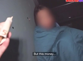 Euro fucked in confessional van before facial