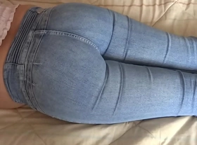 Compilation of videos of my latina wife 58 year old hairy mother showing her big ass in jean and showing the panties that she is wearing that moment
